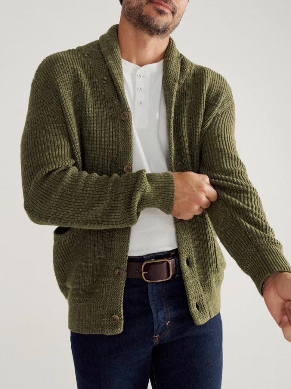 NWT Tecovas Cotton Cardigan Sweater